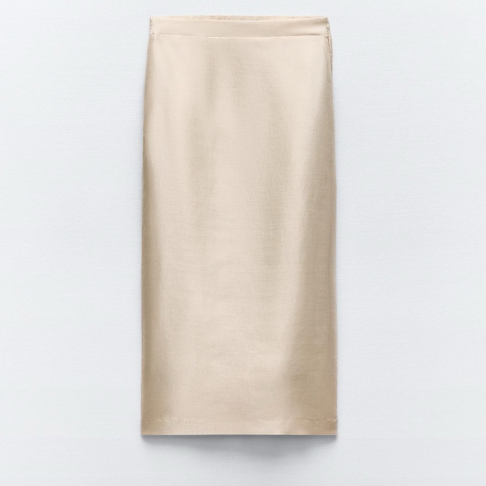 ZARA ORGANZA MIDI SKIRT